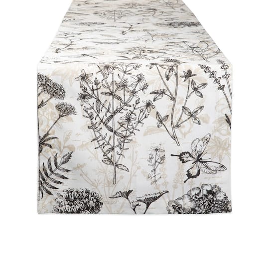 Design Imports Botanical Table Runner, One Size, Multiple Colors